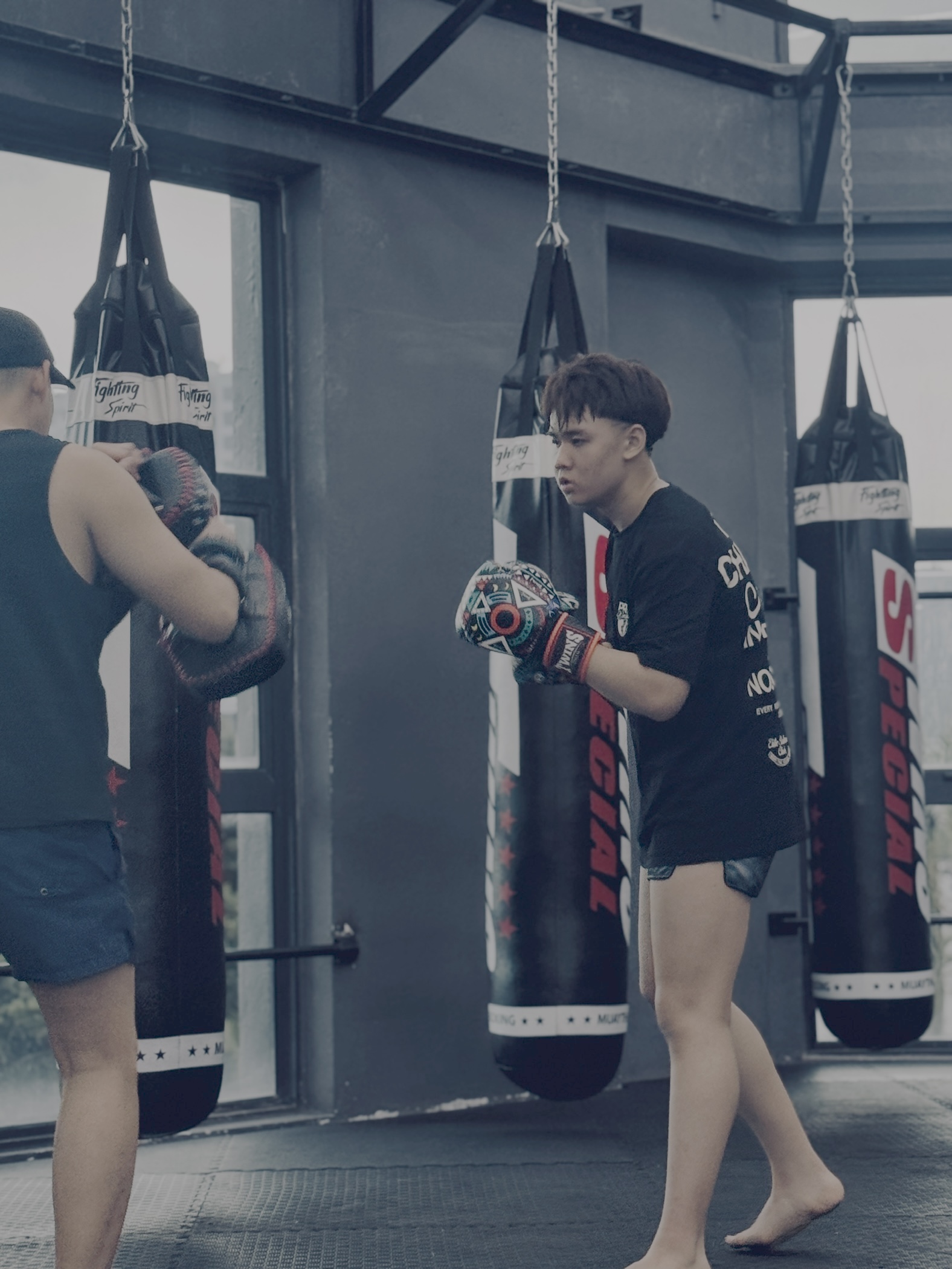 Partner bagwork practice