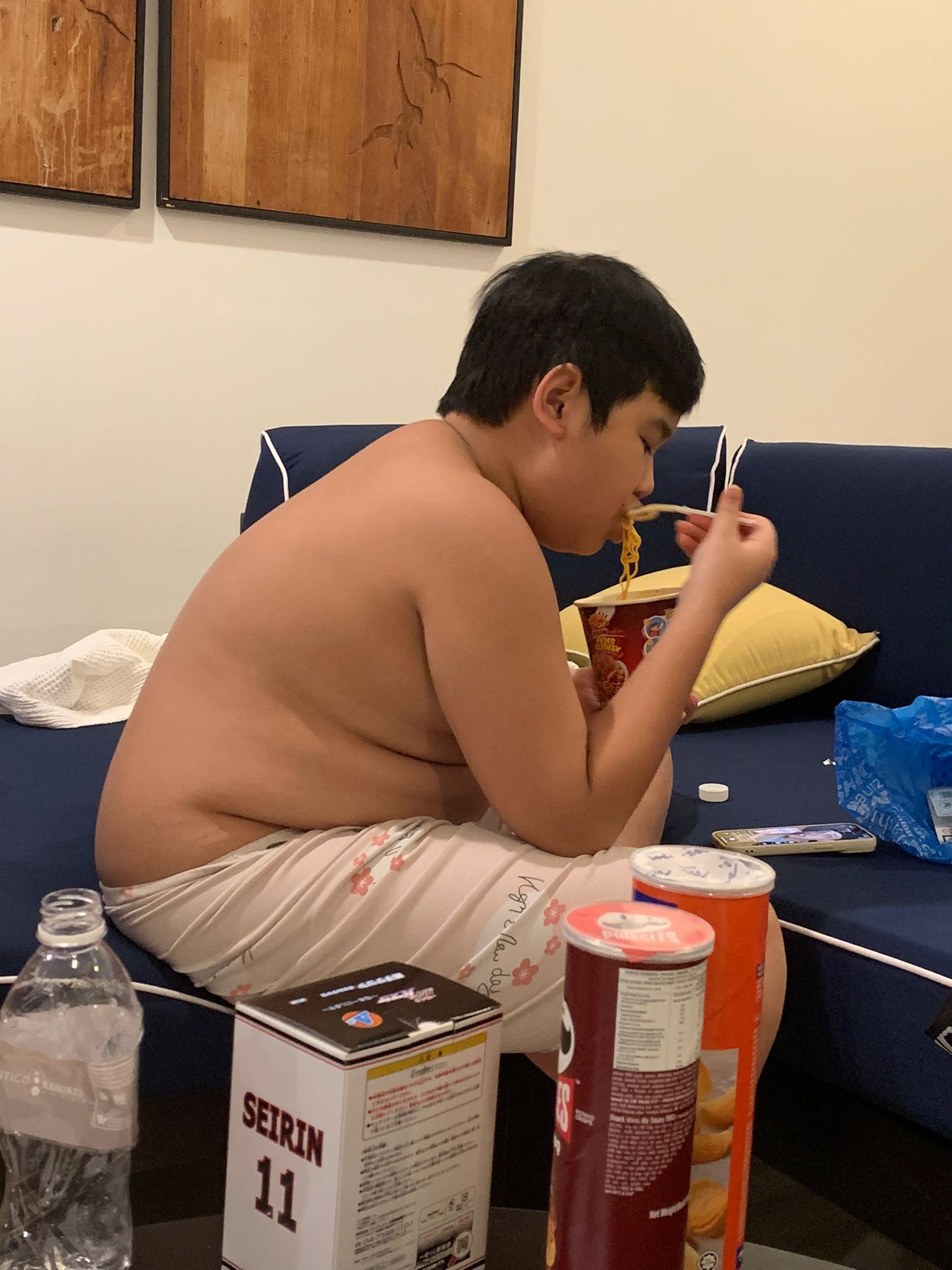 Starting point before the weight loss journey